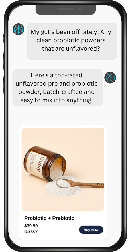 AI shopping conversation